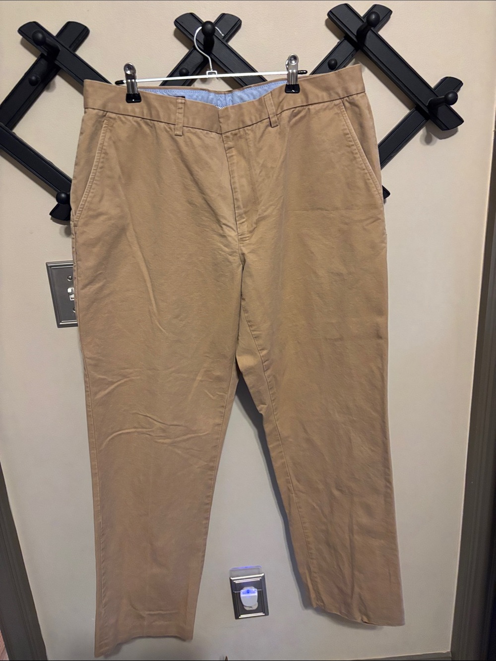 J. Crew Khaki Straight-Leg Chinos